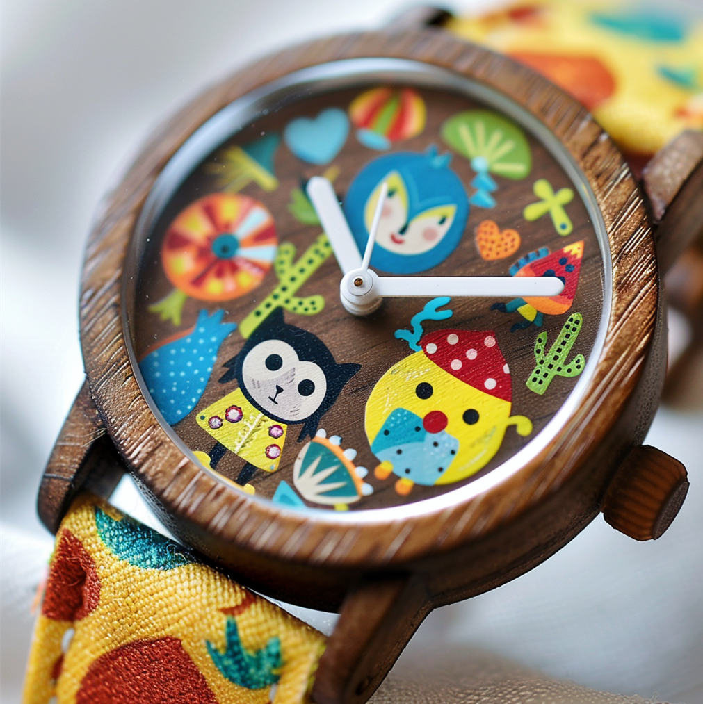 Kids wooden watch hotsell